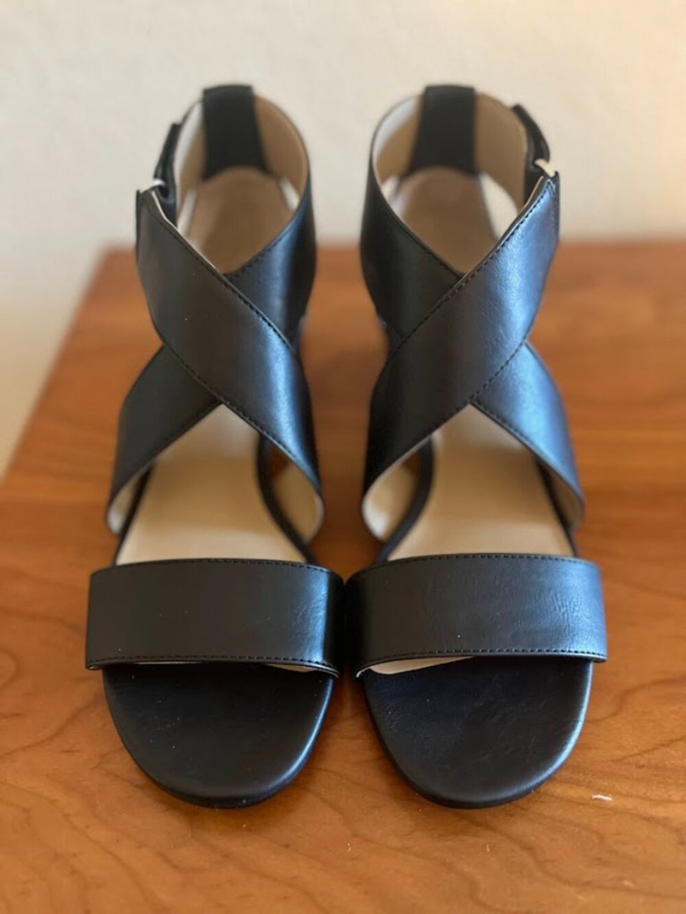 Naturalizer Adele Block Heel Sandal Black Size 6 NIB N5 Comfort